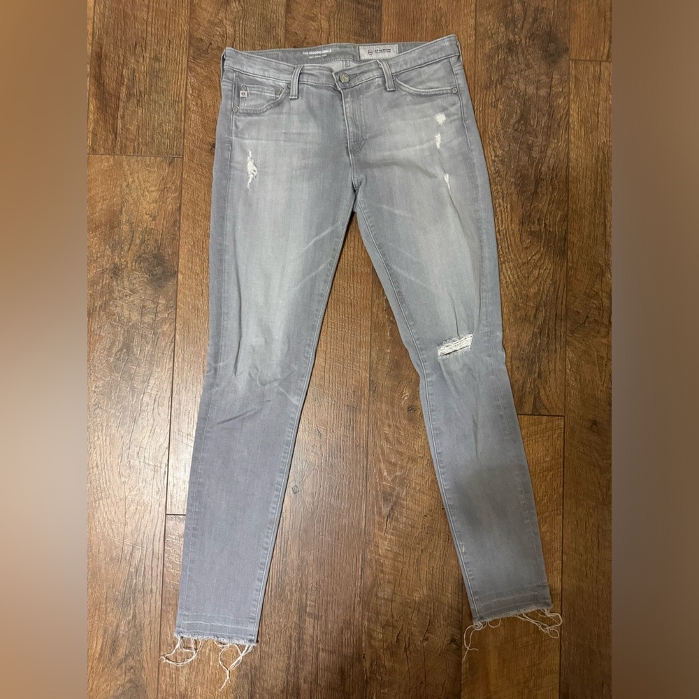 AG gray jeans! Size 28! Stretchy skinny jeans!
